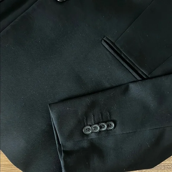 Brook brothers Classic wool Black Button-Up Blazer - Picture 2 of 8